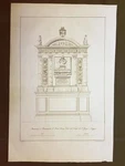 Monument Lorenzo Veniero Procuratore S.marco San Giorgio Maggiore Venice 1830. Fixed Price $34.97.