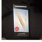 Tweezerman Slanted Stainless Steel Pink Hand-filed. Fixed Price $14.99.
