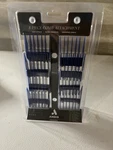 Andis 8-PIECE Hair Clipper Comb Attachment Guards Blue Easy-attach Mpn 12990. Fixed Price $13.00.