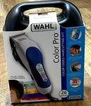 Nib Wahl 26 Piece Color Pro Haircutting Kit Coded High Carbon Steel Blades. Fixed Price $34.99.
