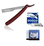 Navajas De Afeitar Barbero Profesional Acero Inoxidable Kit Con 100 Hojas Dorco. Fixed Price $24.99.