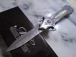 Master Collection Assisted Open Fancy Laser Etch Stiletto Pocket Knife Pearl New. Fixed Price $17.99.