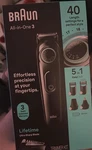 Braun All-in-one 3 Trimmer Kit 5-IN-1 Easyclick, 40 Settings, Ultra Sharp Blade. Fixed Price $32.95.