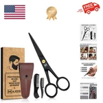 Mustache & Beard Scissors For Men Professional 5" Stainless Steel Grooming .... Fixed Price $10.79.