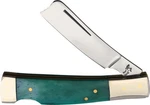 Frost Cutlery Razor Lockback Green Folding Stainless Pocket Knife 17150GSB. Fixed Price $18.49.