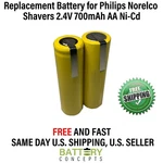 Philips Norelco T-990 Rechargeable Battery 2.4V 700MAH Aa Nicd Beard Trimmer. Fixed Price $14.99.