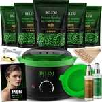 Men's All-in-one Hard Wax Kit Complete Hair Removal For Body, Face, Brazilian. Fixed Price $49.96.