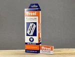 100 Treet Platinum Double Edge Shaving Blades 2 Sided For Safety. Fixed Price $14.99.