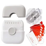 2 In Hair Trimmer With 10 Replacement Blades, Razor Comb And Sharp Double Edge. Fixed Price $10.71.