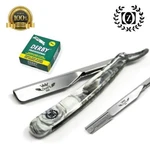 Beard Cut Throat (shavette) Barber Salon Straight Shaving Razor 100 Derby Blades. Fixed Price $12.99.