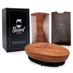 Beard Brush & Comb Kit In Premium Gift Box - Perfect For Any Occasion. Fixed Price $24.94.