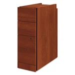 Hon 10500 Series Narrow Profile Pedestal, BOX/1 Drawer, 9-1/2"W, Cognac. Fixed Price $416.87.