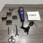 Conair Mens Boys Hair Clippers Trimmer #HC100RC With Attachments Works. Fixed Price $5.00.