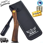 10 Blades + Classic Stainless Steel Straight Edge Barber Razor Salon Shaving. Fixed Price $9.29.