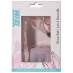 Trim 5 Piece Brow Kit Rose Quartz Spoolie Scissors Tweezers & Sharpeners. Fixed Price $9.99.