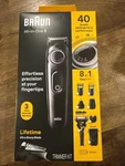 Braun Series All-in-one 8-IN-1 Electric Beard Trimmer Kit & Razor AIO3470 New!. Fixed Price $32.00.