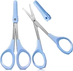 2 Pa Small Scissors 4 Inch Curved Eyebrow Beauty Stainl Steel. Fixed Price $7.19.