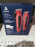 Andis 562324 Ultra Clip & Trim Combo 15-PIECE Whisper-quiet Styling Kit. Fixed Price $29.00.