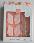 Glam Gadgets 6PC Complete Brow Beauty Set - Facial Razors Tweezers & Scissors. Fixed Price $10.00.