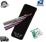 Professional Steel Barber Pole Hair Shaving Razor Straight Blade Folding Knife. Fixed Price $10.87.