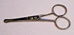 Vintage Old 4" Hoffritz Italy Facial Nose Eyebrow Mustache Ears Trim Scissors. Fixed Price $29.50.