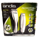 Andis Promotor + 27-PIECE Clipper/trimmer Combo Haircutting Kit, Silver (29115). Fixed Price $129.99.