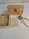 The Beau Ideal, Hand Hair Clippers Complete . Montgomery Ward, In Box With Bookl. Fixed Price $21.82.