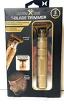 The Cutting Edge T-blade Hair & Beard Trimmer, 5-PIECE, Gold, CXT1-6002-HYP. Fixed Price $17.95.
