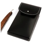 *store Liquidation* Timor Leather Straight Case Travel Pouch For 3 Razors. Fixed Price $19.90.