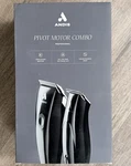Andis 24810 Pivot Motor Clipper Trimmer Set- Black New In Box. Fixed Price $68.95.