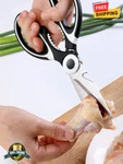 Stainless Steel Scissors With Panda Design Handle For Kitchen Bbq Cutting. Fixed Price $11.49.