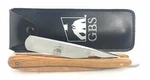 Gbs Shave Ready Natural Wood Finish Scales Straight Razor. Fixed Price $19.99.