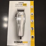 Conair Man Chrome Custom 21-PIECE Home Haircutting Kit. Fixed Price $25.00.
