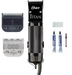 Oster 76076-310 Titan 2 Speed Hair Clipper With Detachable #000 & #1 Blades. Fixed Price $124.95.