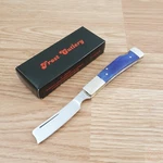 Frost Cutlery Lockback Folding Knife Stainless Razor Blade Smooth Bone Handle. Fixed Price $17.39.
