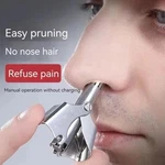Stainless Steel Nose Shaving Hair Removal Clipper Trimmer Manual Device Us. Fixed Price $5.00.
