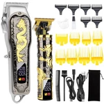 Hiena Pro Hair Clippers For Men T-blade Trimmer Set, Black+gold. Fixed Price $42.99.