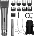 Sminiker Professional Hair Clippers Cordless Barber Shavers Rechargeable Cu. Fixed Price $57.16.