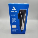 Andis Ultra Hair Clippers, 10 Piece Home Barber Beard Cutting. Fixed Price $19.97.