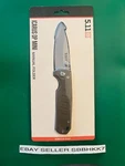 5.11 Tactical Icarus Dp Mini Folding Knife With 2.8" Drop Point Edge Kangaroo. Fixed Price $42.99.