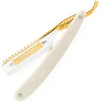 Dovo Bismarck Folding Knife 0.75 Carbon Steel Razor Blade Imitation Pearl Handle. Fixed Price $170.69.