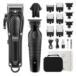 Kemei Professional Hair Clippers Set For Men, Cordless Rechargeable Barber Cl.... Fixed Price $57.81.