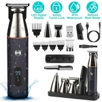 Electric Razor Men Trimmer Cordless Hair Shaver Clipper Grooming Kit Waterproof. Fixed Price $38.40.
