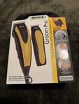 Wahl Groom Pro Head & Body Kit, Yellow Black, Self-sharpening, 10+ Guards. Fixed Price $10.00.
