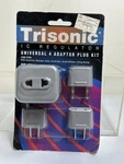 Trisonic World Travel Adaptor Kit, Set Of Different Plugs TS-534. Fixed Price $10.45.