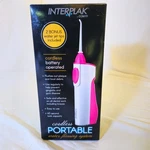 Conair Interplak Compact Water Flossing System , Cordless Battery Operated. Nib. Fixed Price $18.00.