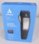 Andis Incred Lithium-ion Cordless Clipper 18PC Styling Kit Model CLC4 New. Fixed Price $20.69.