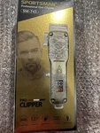 Sportsman SM-743 Cordless Hair Clipper Gold Black Lcd Usb Guards. Fixed Price $38.99.