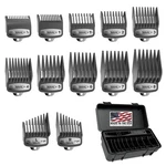 Wahl Clipper Genuine Secure Snap Elite Guards & Caddy, Grey 03291-200. Fixed Price $48.99.