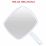 Soft 'n Style Barber Salon Makeup Hair Stylist Hand-held Mirror MR-SNS11-W. Fixed Price $10.79.